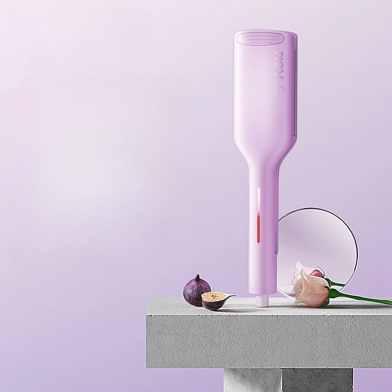 Carvallo WaveLiss Pro | Djupvåg Curlingtång 3.2/3.6 cm | Turmalin-keramik & jonteknologi | Anti-skållning & Snabbuppvärmning Carvallo