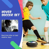HoverKick - Flytande LED-svävande Fotbollsleksak med Skumstötdämpare för Inomhusfotbollsspel-Lek & Spel-BB-Hemnix