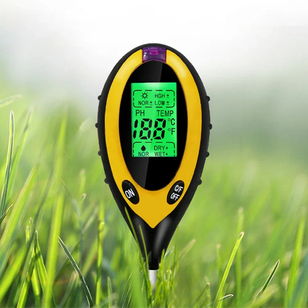 4 i 1 Jord PH-Mätare Tester Carvallo
