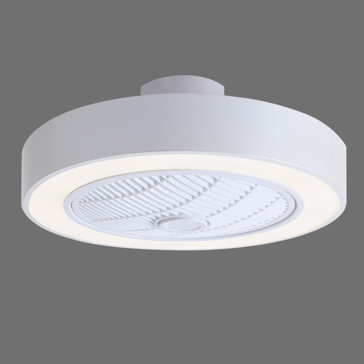 Kompakt 55 cm Takfläkt med 3 LED-ljusslägen och fjärrkontroll Carvallo