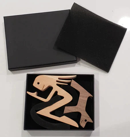 Carvallo – Handgjord Träskulptur för Hundkärlek och Förbindelse Carvallo