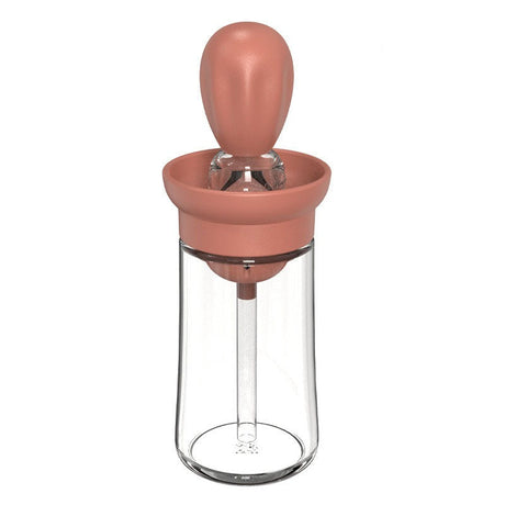 Oljeflaska i Glas med Silikonborste Kök Mat-Kök-BB-3.-Hemnix