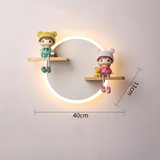 StarryCharm Light - Nordisk Kreativ LED Sänglampa för Barn Carvallo