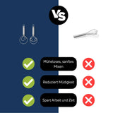 Robust rostfritt stål-Danish Dough Whisk – Hållbar, Ergonomisk design för mångsidig bakning & matlagning Carvallo