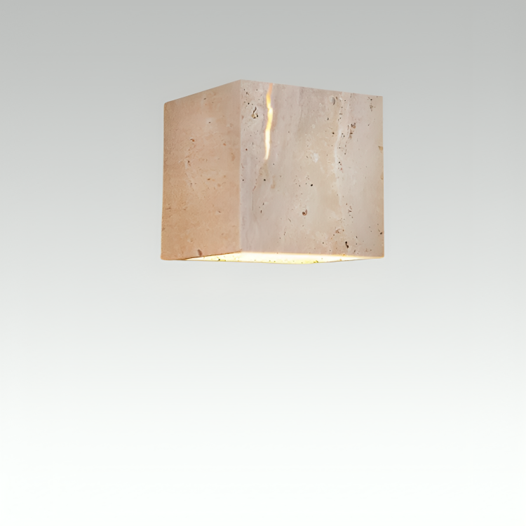 Vägglampa Travertinsten LED Upp Ner Carvallo