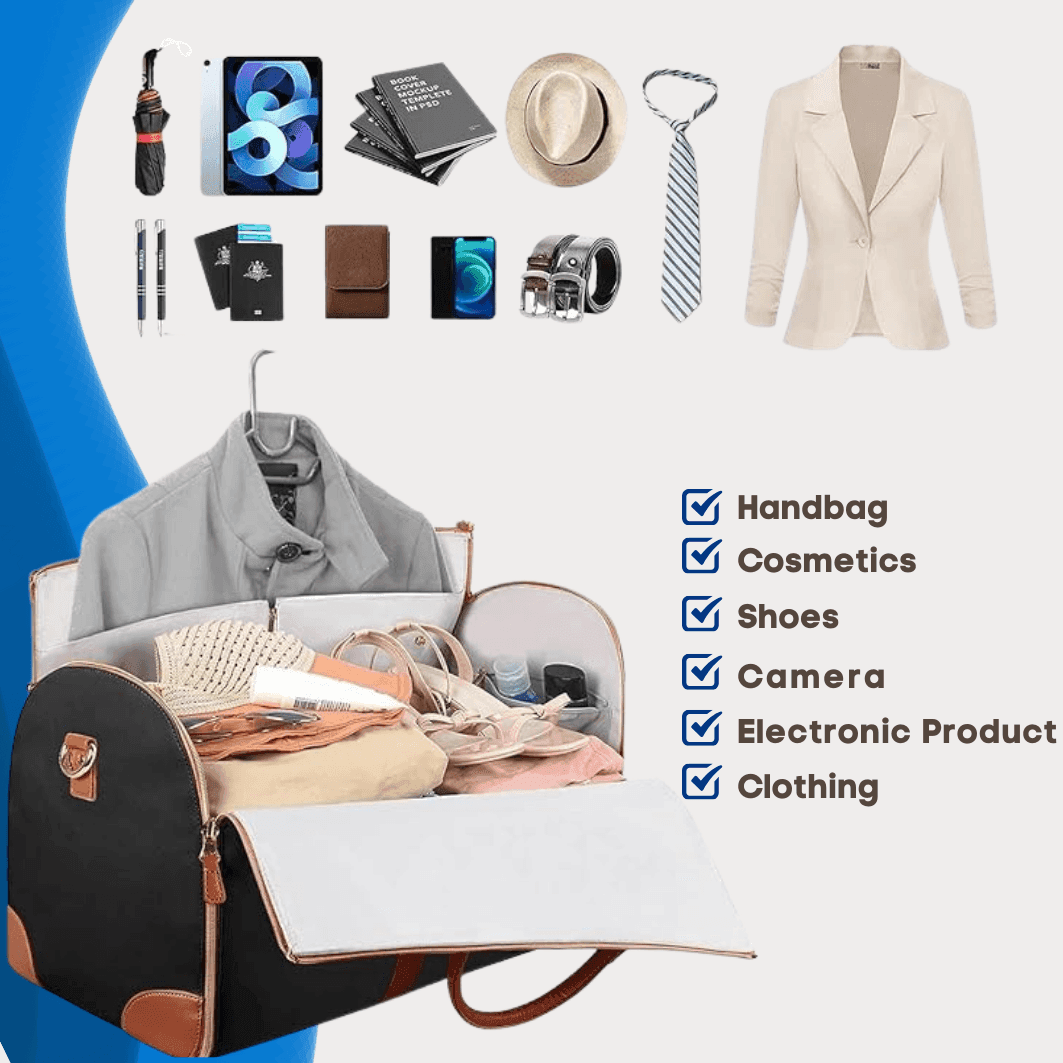 Fällbar Resväska – Stilig & Kompakt Handbagageduffel Carvallo