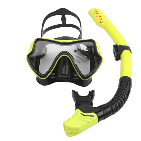 Cyklop Snorkelset Vuxen-Personligt-BB-Gul-Hemnix