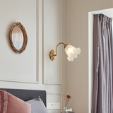 Fransk Vardagsrum Retro Glas Vägglampor Carvallo