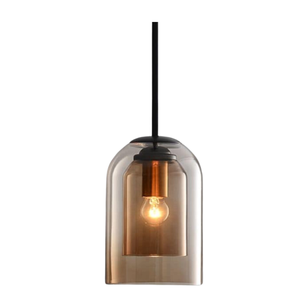 LuxeBeam Light - Modern taklampa i dubbel glas Carvallo
