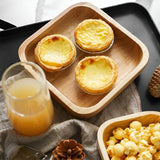 Naturligt Trä Fyrkantig Skål Carvallo