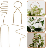 Metallplanter stötta för klätterväxter i olika former Carvallo