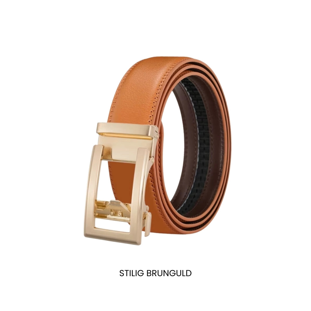 Cintura™ Justerbart bälte, bytebart spänne-Hemnix-Stilig brunguld-Hemnix