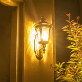 Utomhus Vintage Glas Vägglampa Carvallo