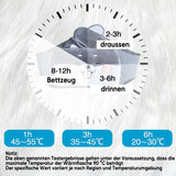 Carvallo – Återfyllningsbar plyschvärmeflaska med höftkudde Carvallo