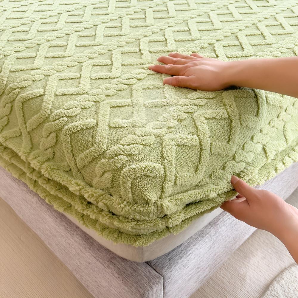 Premium Velvet Sherpa Sängset Carvallo