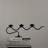 Tri Iron Twisted Candle Holder Carvallo