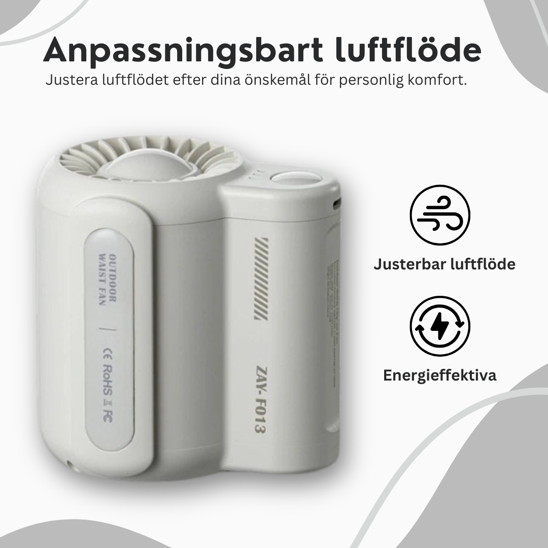 Coolix® Clip-on bärbar luftkylare-Hemnix-Vit-Hemnix