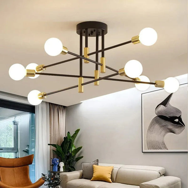 OrbitAura - Elegant taklampa med modern charm och effektfull belysning Carvallo