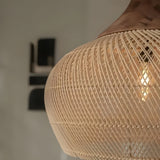 BistroBeam Light - Modern Rattan- taklampa Carvallo