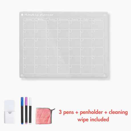 SmartSchedule - Magnetisk Kylskåpskalender & Planerare Carvallo