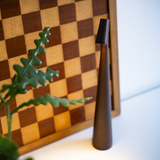 Bordslampa Modern Röd Metall LED Ljus Carvallo