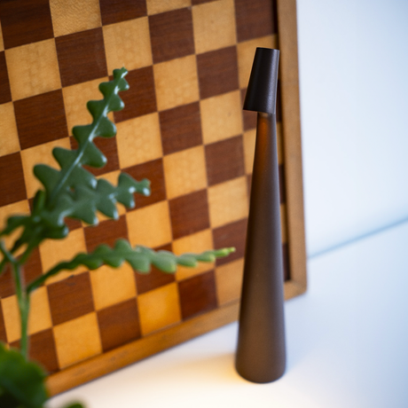 Bordslampa Modern Röd Metall LED Ljus Carvallo