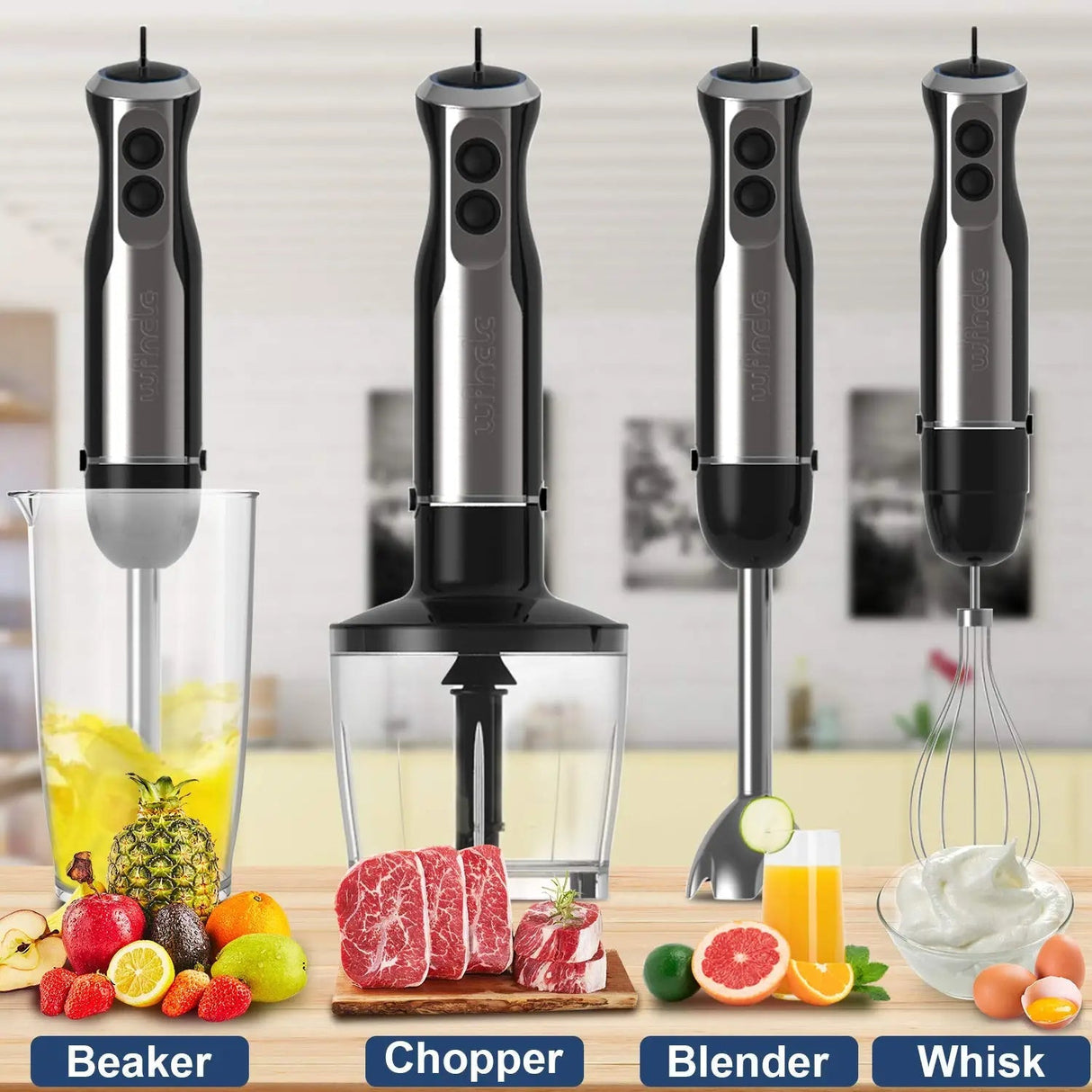 4 i 1 stavmixer Carvallo