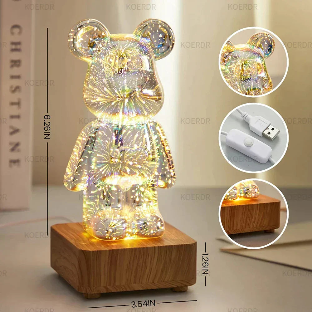 3D Fyrverkeri Effekt LED Lampa Carvallo