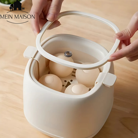 Carvallo Äggkokare EggiCook | Perfekta ägg med knapptryck | Automatisk avstängning | 4 ägg Carvallo