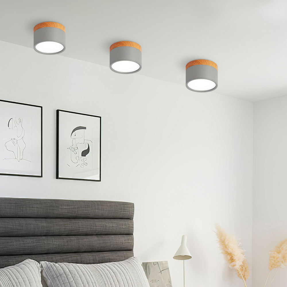 Cylindrisk LED infälld taklampa – Modern stil Carvallo