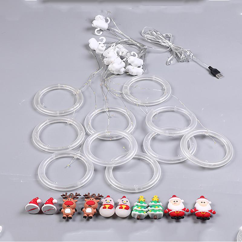 TwinkleJoy Julbelysning – LED-ljusslinga med festliga figurer Carvallo