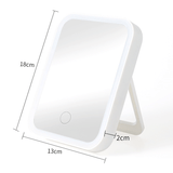Bärbar LED-Sminkspegel-Personligt-BB-Hemnix