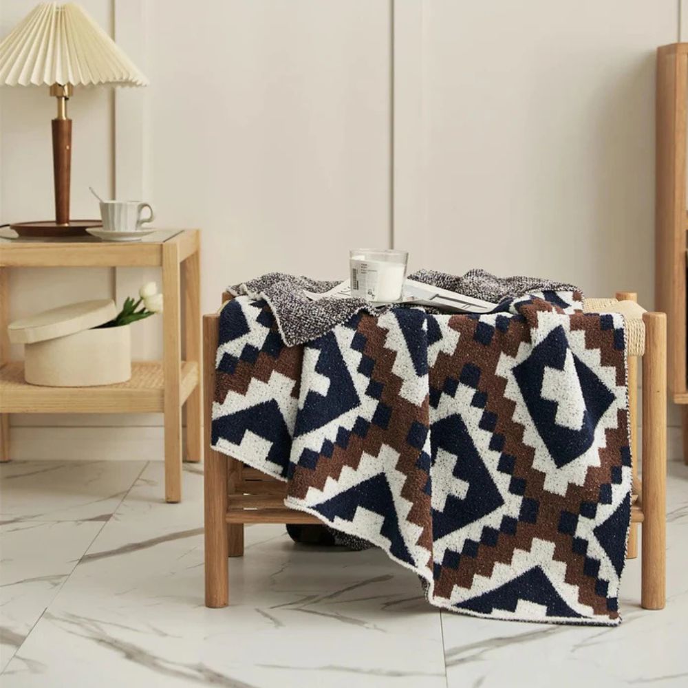 Sierra Peaks Stickad Filt Carvallo