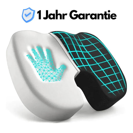 Ergonomisk 4D komfort sittkudde med ortopediskt stöd Carvallo