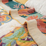 Sienna Floral Bloom Bomullsfilt Carvallo