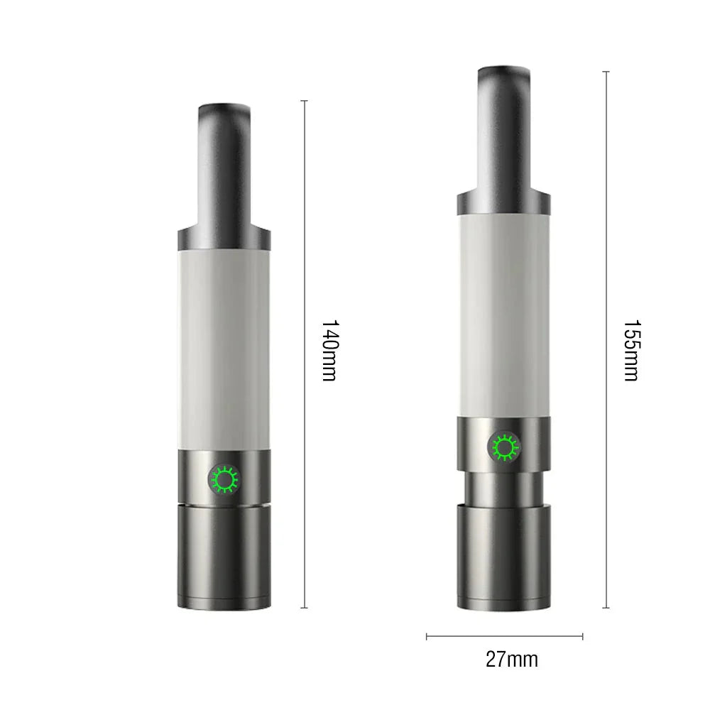 LED-ficklampa med flerfärgade filter – uppladdningsbar USB-C-lampa med camping- och nödbelysningsfunktion Carvallo