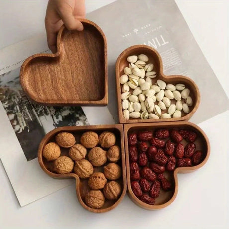 Rustic Heart Snack Tray Collection | 4st Carvallo