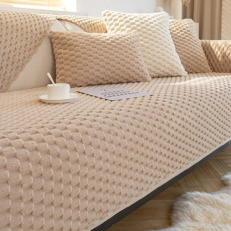 50% RABATT | SofaCover™ - Vinter Plüsch Anti-Rutsjk Sofaöverdrag Carvallo