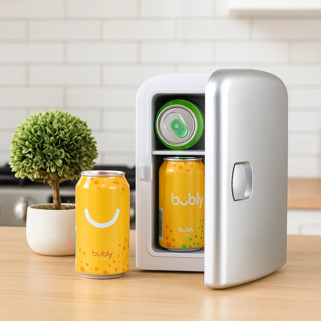 Mini Kylskåp Bärbar Dryck Küler Värmare 4L Carvallo