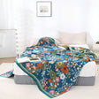 Wildflower Botanical Lykke Cotton Blanket Carvallo