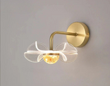 BloomGlow - Modern Blom Vägglampa med LED Belysning Carvallo