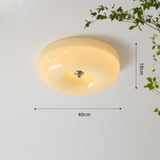 Enkel Rund Taklampa för Sovrum Carvallo