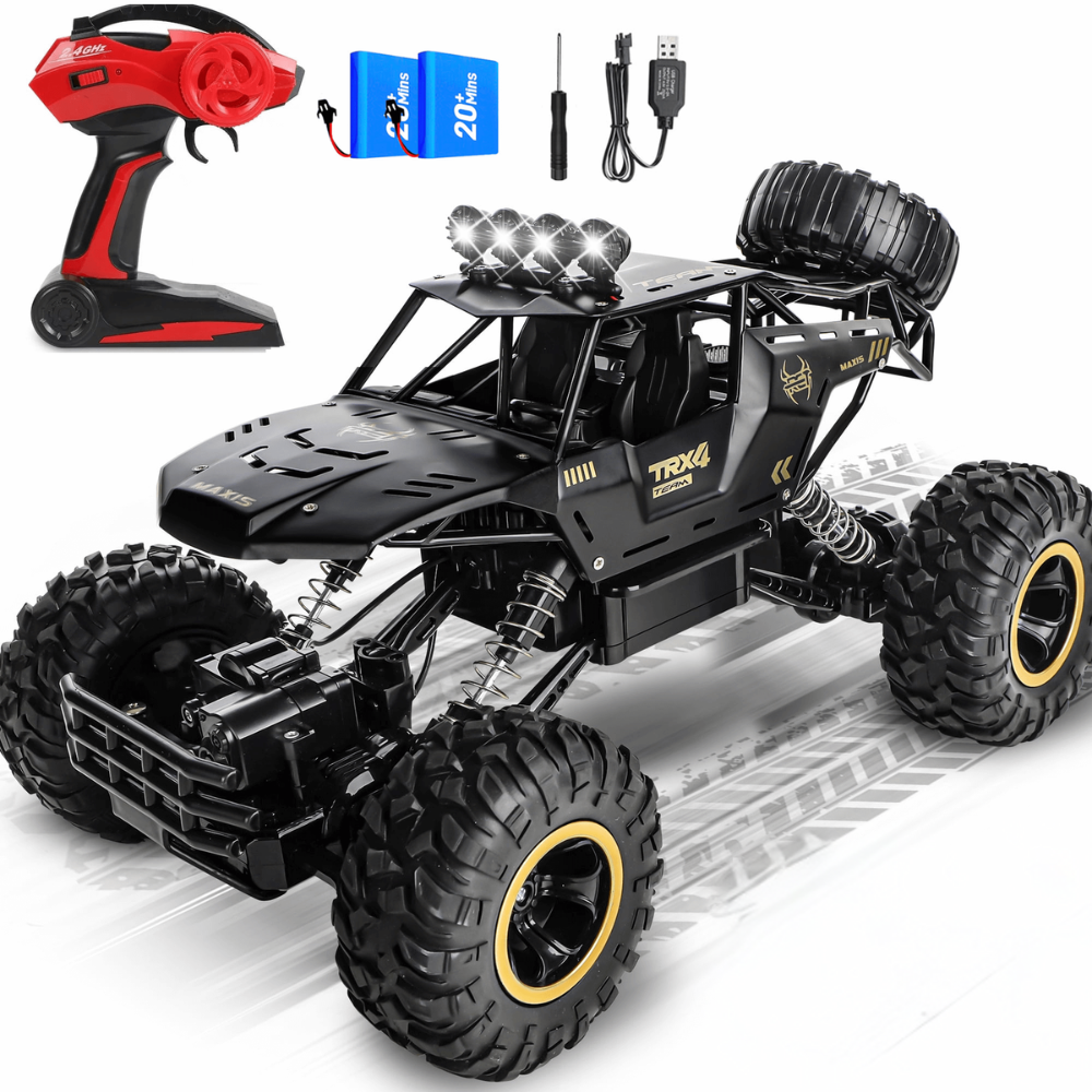 Fjärrkontrollbil med terrängmonsterhjul Carvallo