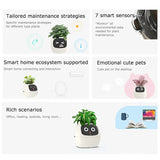 Smart Sensors Planter - 7 Smart Sensors och Ai Chips Gör Att Odla Växter Enkelt och Roligt för Vardagsrummet Carvallo