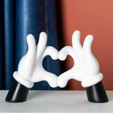 Tecknad handgest dekorativ konstartikel för unik heminredning Carvallo