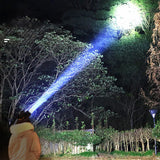 Bredstrålande LED-huvudlampa med powerbank-funktion och USB-laddningsport Carvallo