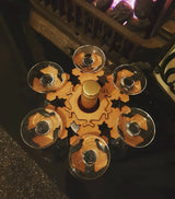 Carvallo - charmigt vinrack i snöflingedesign Carvallo