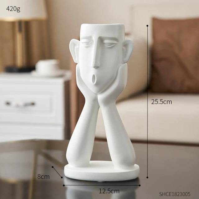 Känslomässiga uttryck Planter Sculpture Trio MILA Sverige