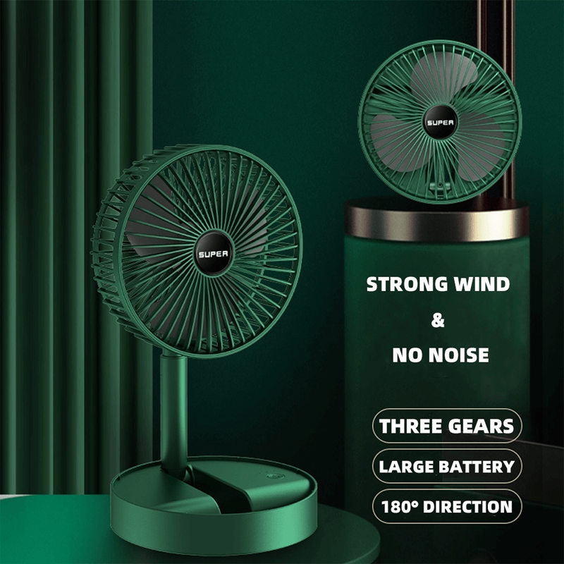 Hopfällbar Teleskopisk Fläkt-Personligt-BB-Hemnix