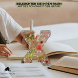 50% RABATT | FloraLetter™ - Blomsterlampbokstäver av harts Carvallo